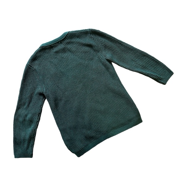 Zara boys size 8 shaker knit crew new raised print sweater - Picture 2 of 5